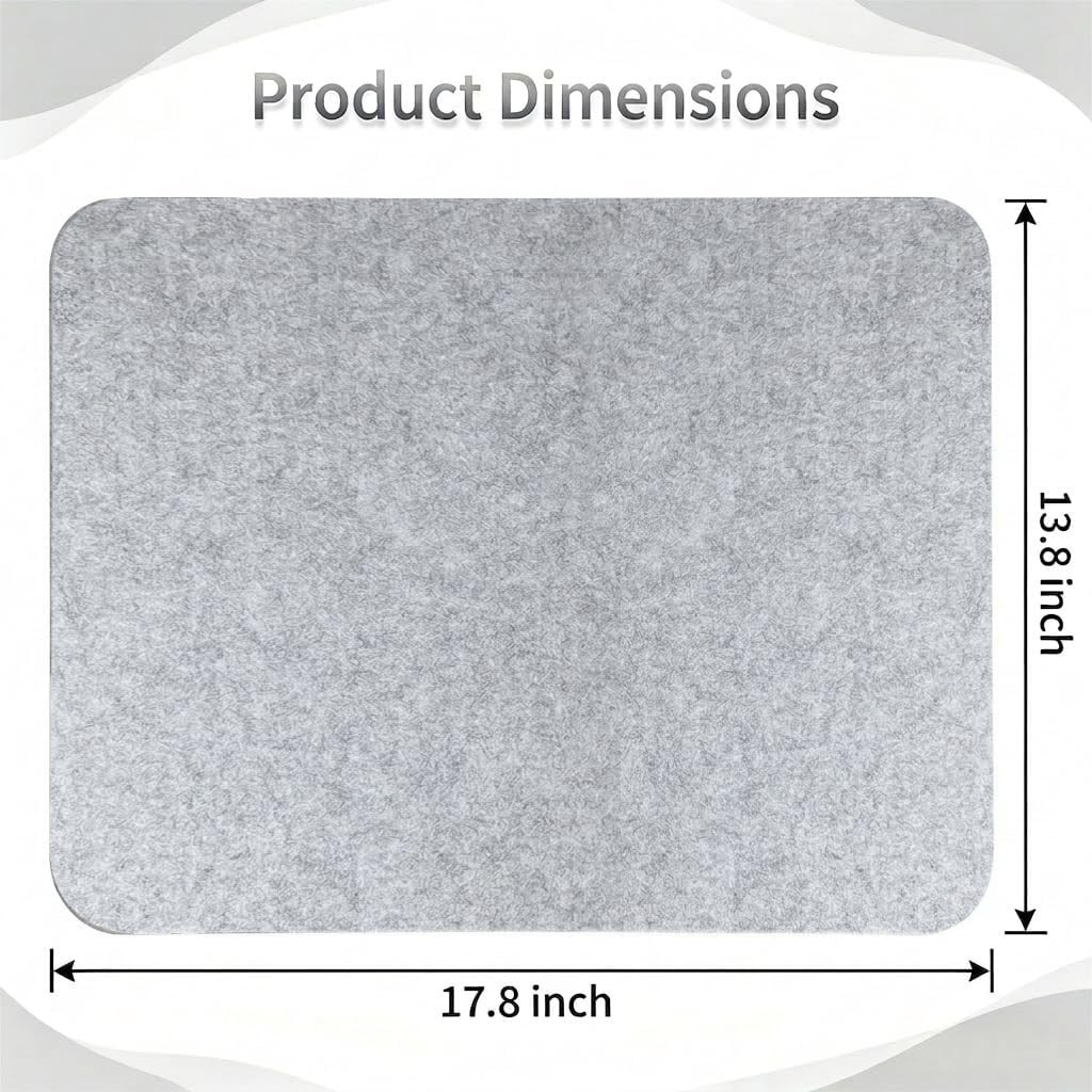 17.8″x 13.8″ Wool Pressing Mat | 0.5 Inch Thick Ironing Board for Quilter, Se…