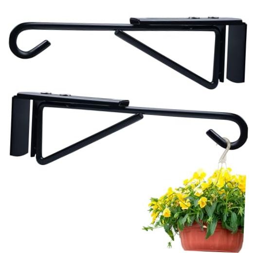 Adjustable Vinyl Fence Hooks Fit Fence Widths 0.75-3 Inch, Heavy Duty Vinyl