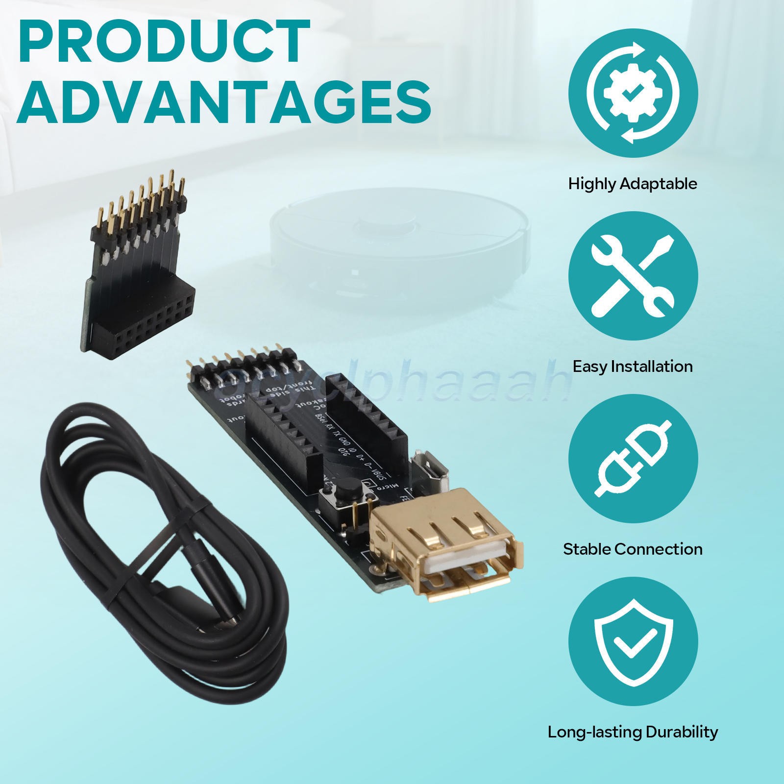 For Dreame (Mova) Robot Vacuum Breakout PCB Kit for Valetudo F9,D9 Pro, D10s Pro