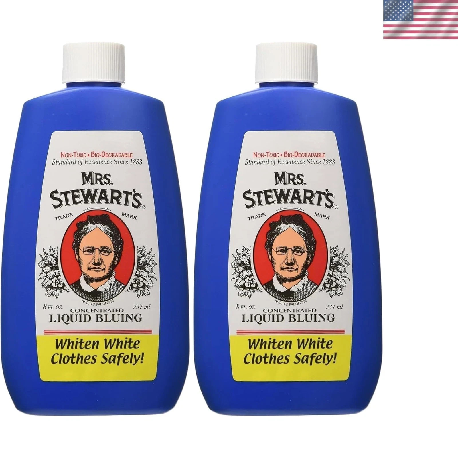 Mrs. Stewart’s Bluing Liquid 8oz (Pack of 2 bottles)