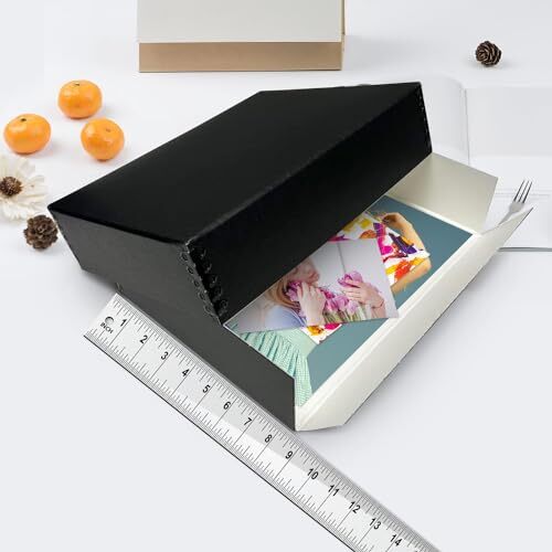 Lineco Museum Storage Box, Archival Quality Acid-Free Buffered Drop Front Design