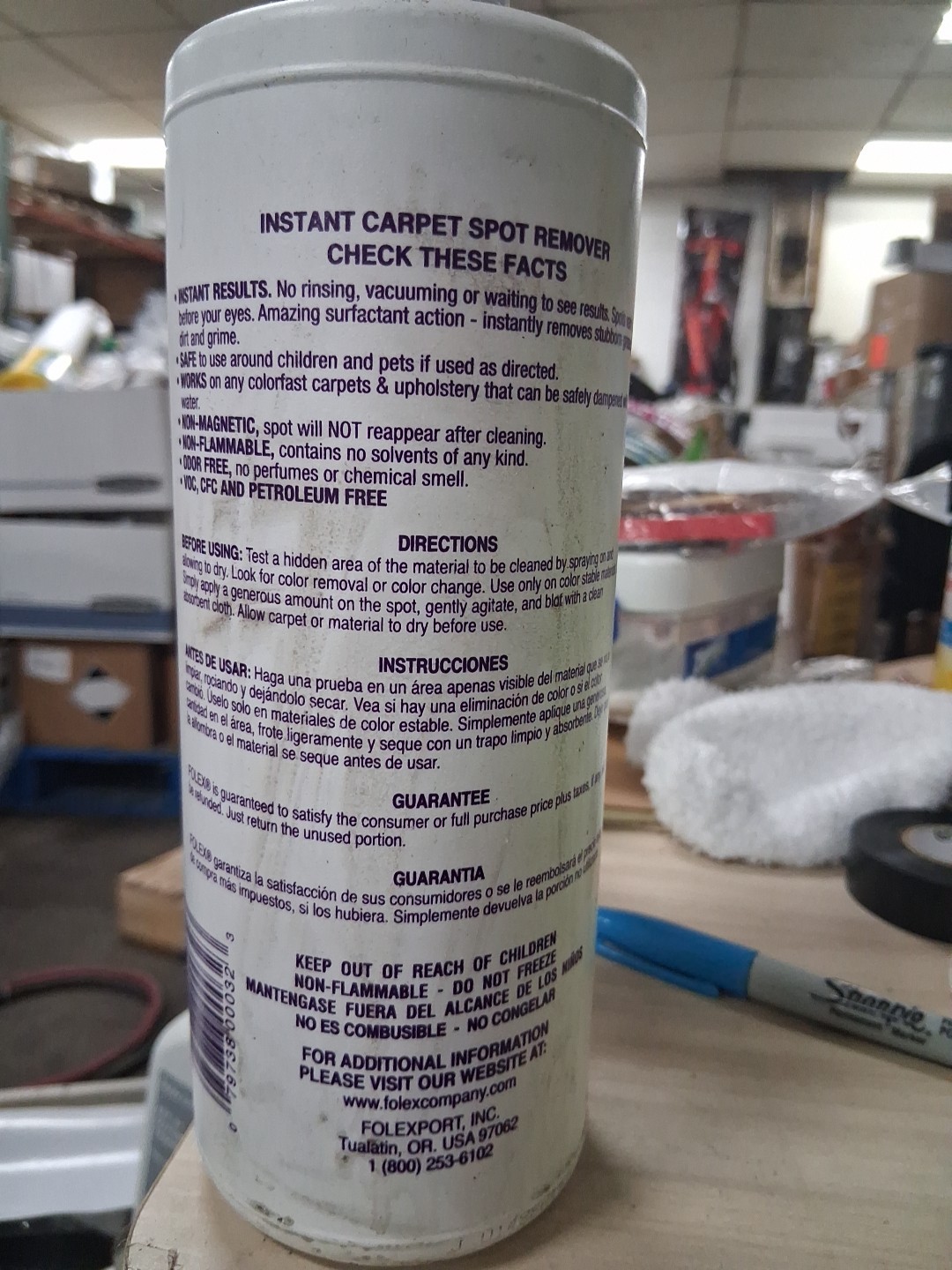 Folex Instant Carpet Spot Remover, 32Oz 713