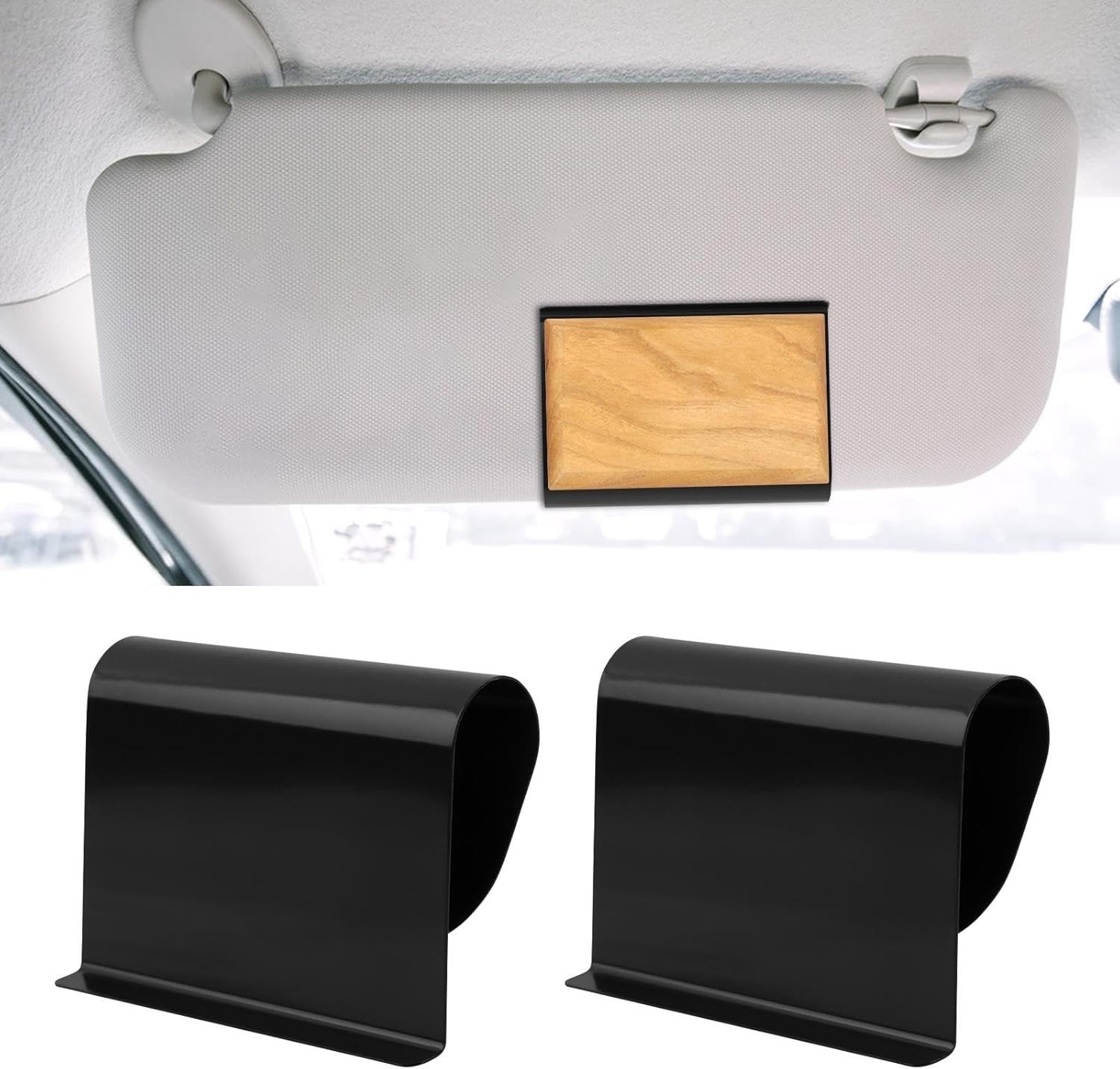 2PCS Car Air Freshener Visor Clip Compatible with Drift Wood or Stone Car Freshe