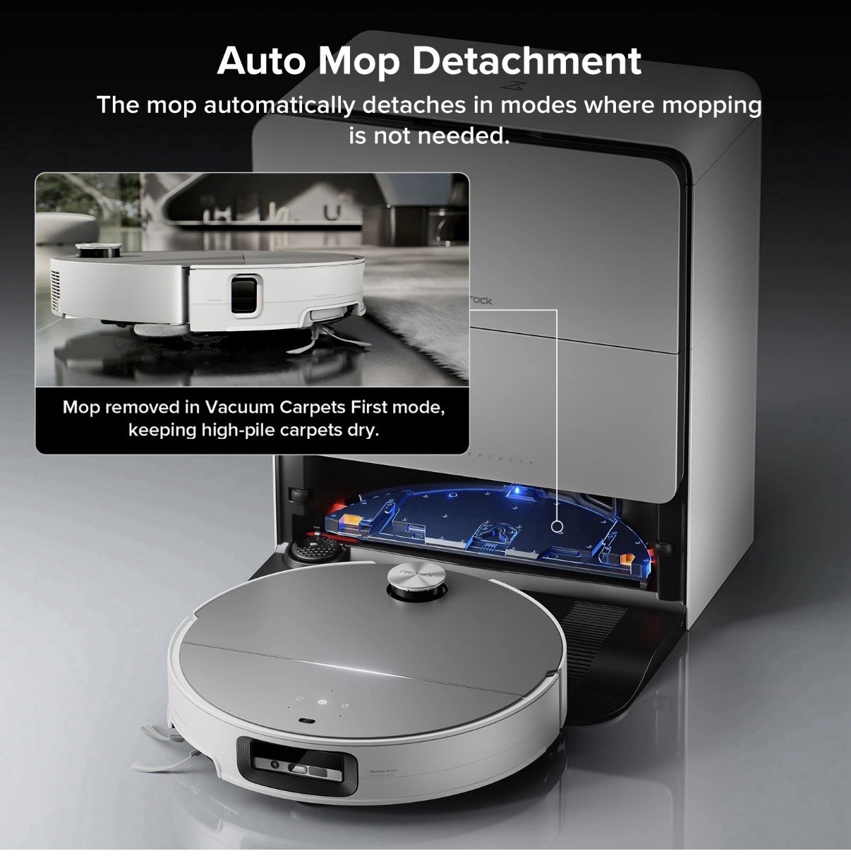 roborock Saros 10 Robot Vacuum and Mop, 22,000Pa Suction, AI Obstacle Avoidance,