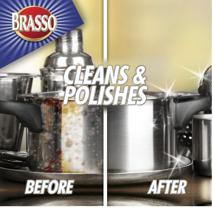 Brasso Multi-Purpose Metal Polish, 8 oz