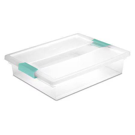 Sterilite 19638606 Large Clip Box, 5.5 Qt., 14″