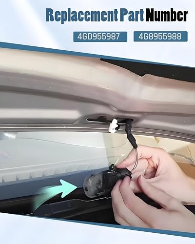 Windshield Washer Nozzles Fit for Audi A3 A4 A5 A6 A7 A8 Q3 Q5 Q7 TT,