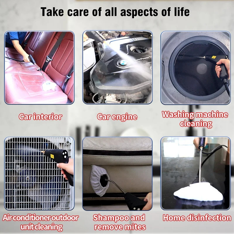 Handheld High Pressure High Temperature Household Steam Cleaner for Air Conditio
