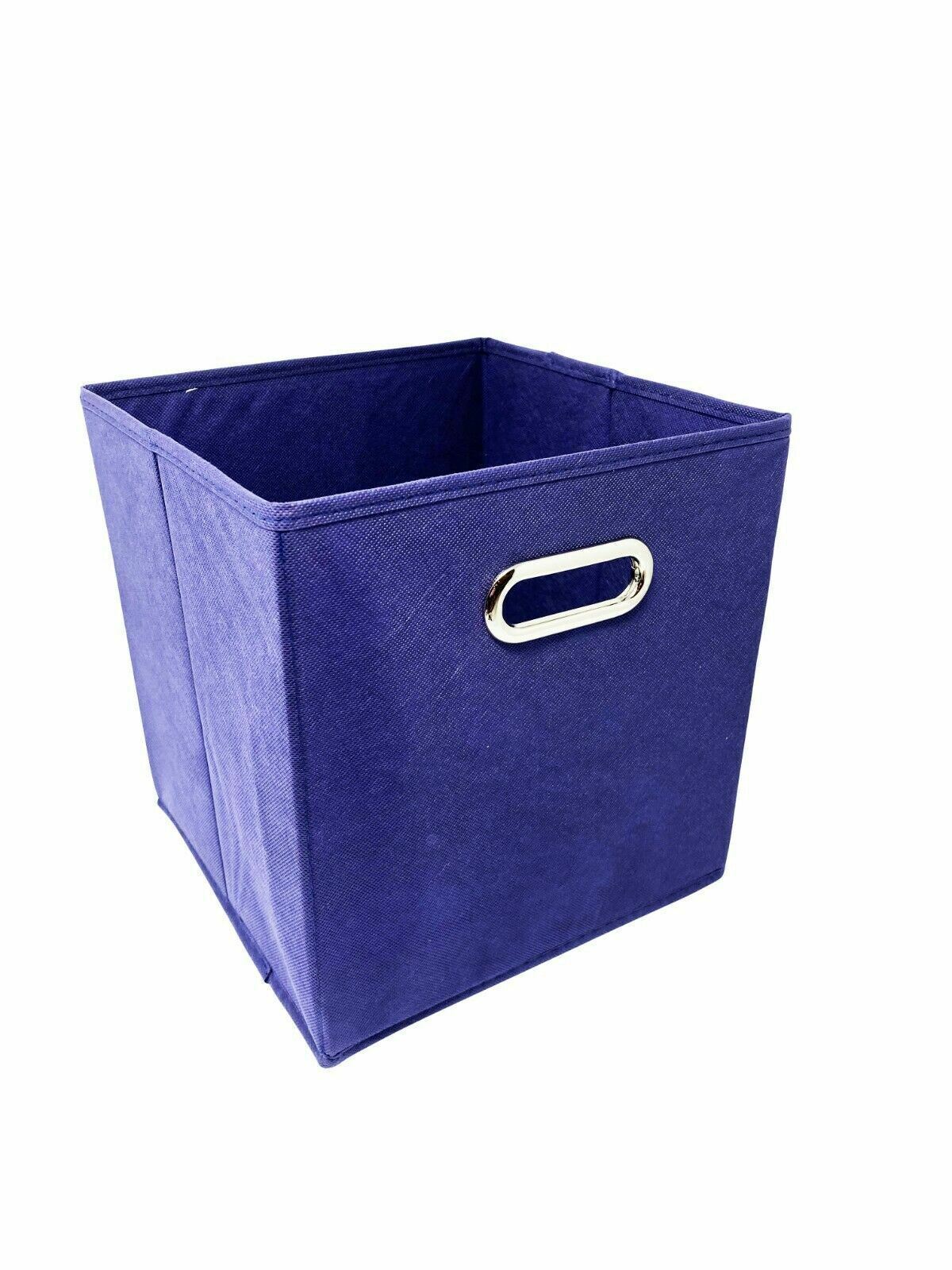 10″ 6 pcs Fabric Storage Bins Box Organizer Cube Basket Container