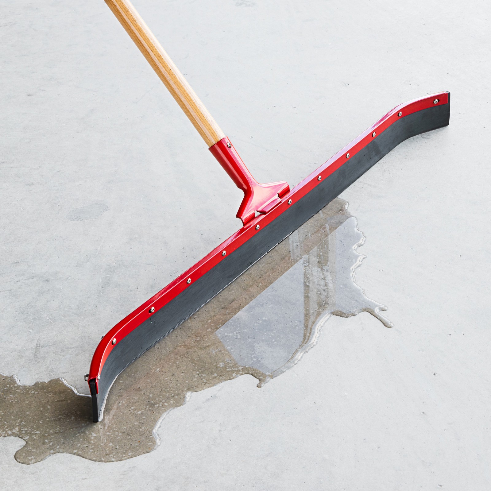 Libman 36in. Curved Floor Squeegee, 55in.L Handle, Model# 954