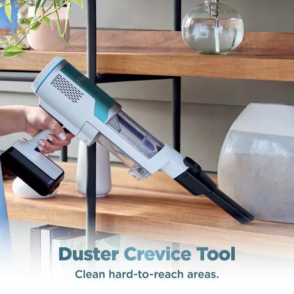 Clean and Empty Bagless Cordless HEPA Filtration Stick Vacuum and Auto-Empty Sys