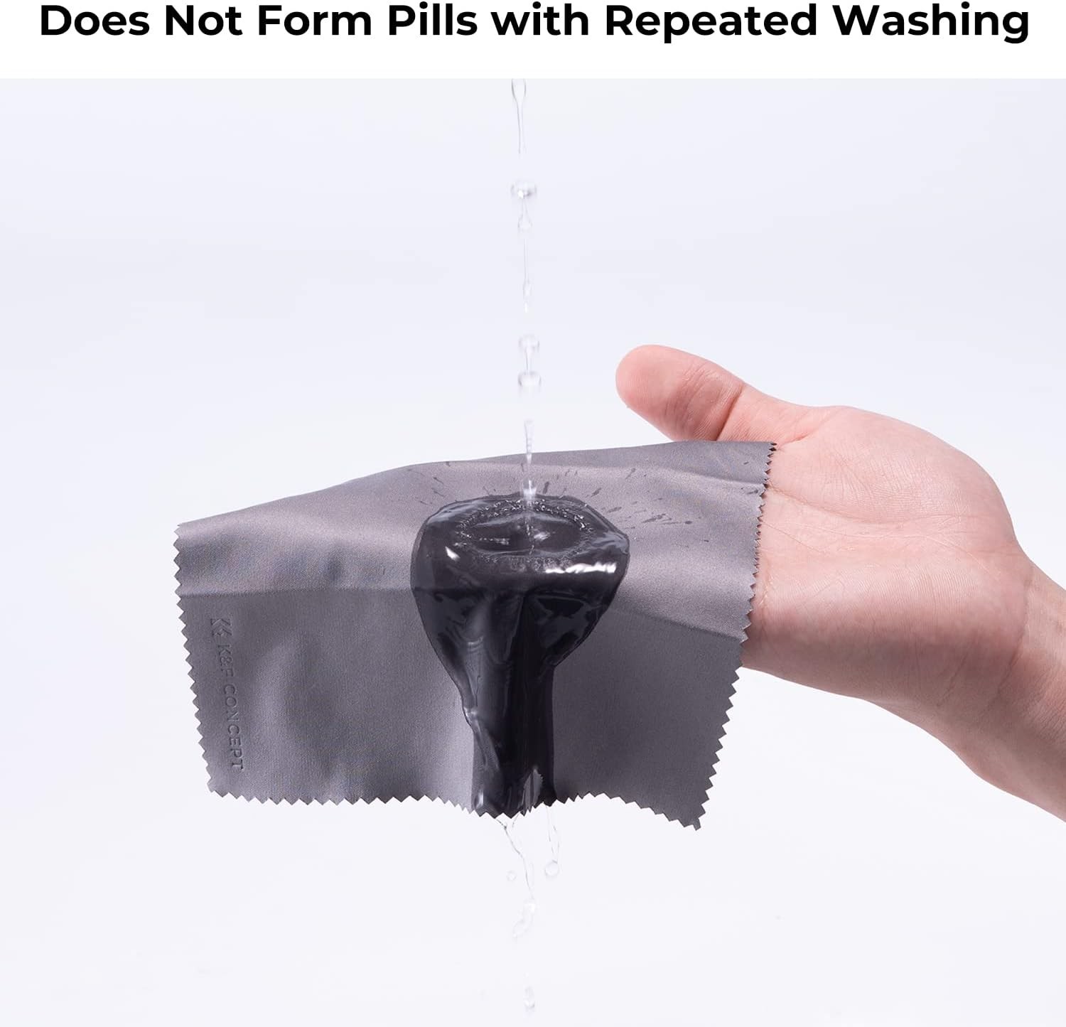 KF Concept 10 Pack Lens Cleaning Cloth 15X18CM, Washable Reusable Microfiber
