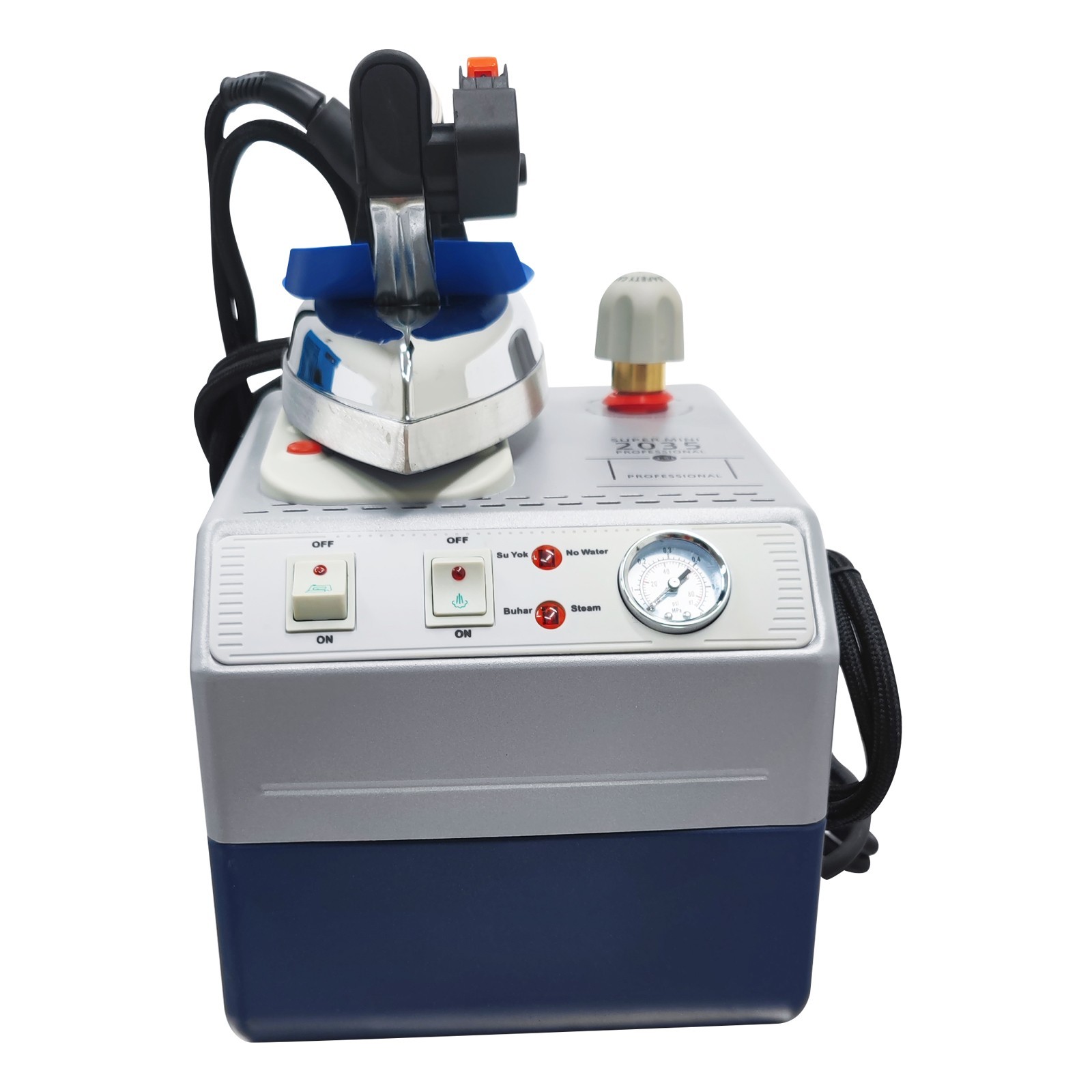 220V Industrial Steam Iron Boiler 3.5L Stainless Tank 2.5-3Bar Pressurized New