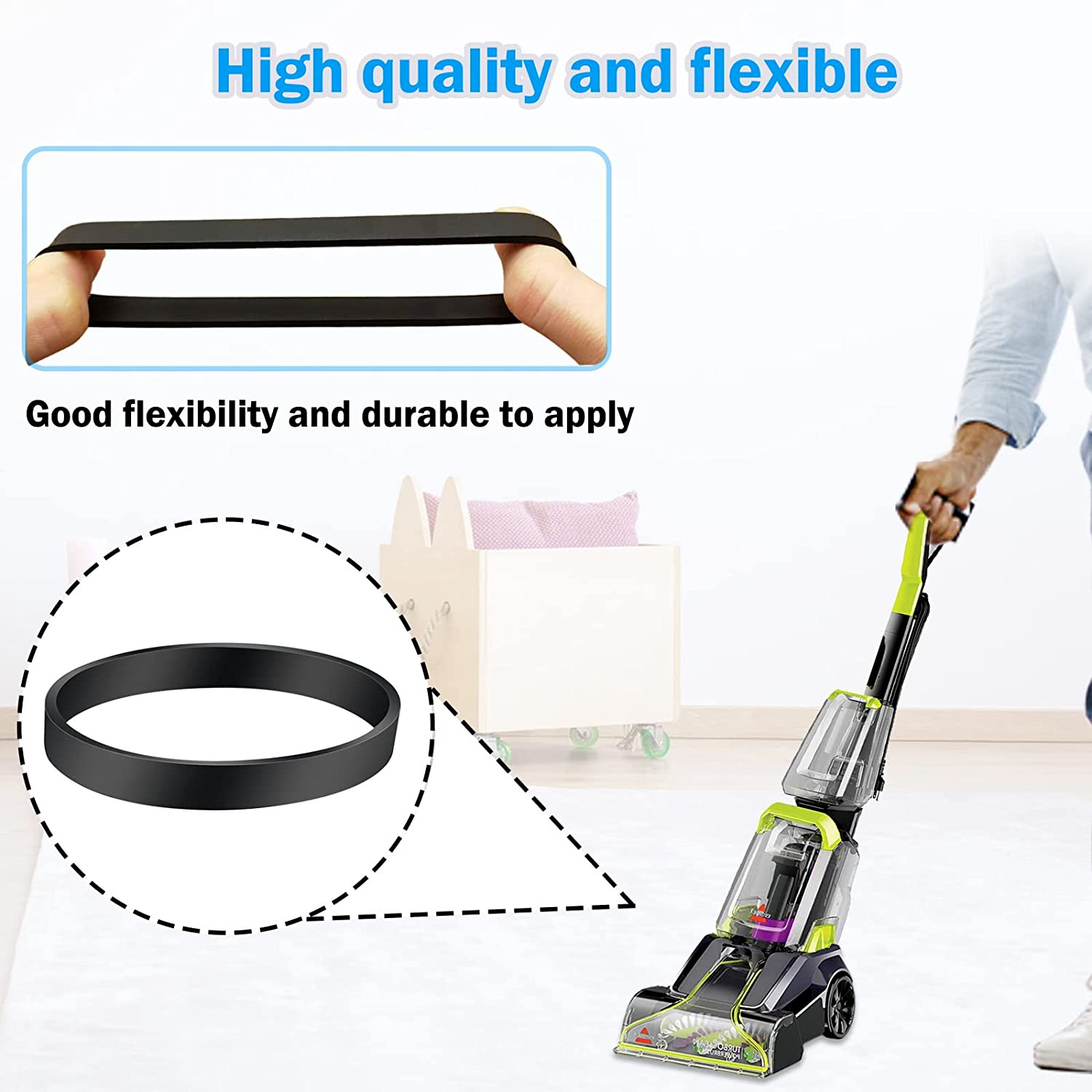 Vacuum Belt for Bissell Powerforce Powerbrush Pet and Turboclean Powerbrush