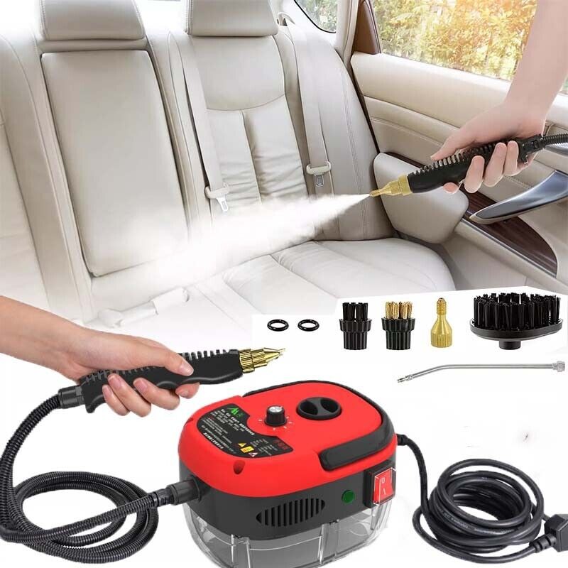 2500W Handheld Steam Cleaner Car Detailing Cleaning Machine Vehicle Auto Washer