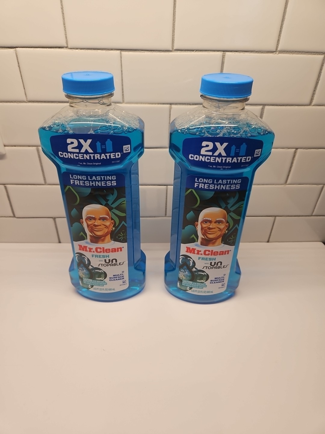 Mr. Clean 2X Concentrated Multi Surface Cleaner Fresh Unstopables Scent – 23 OZ