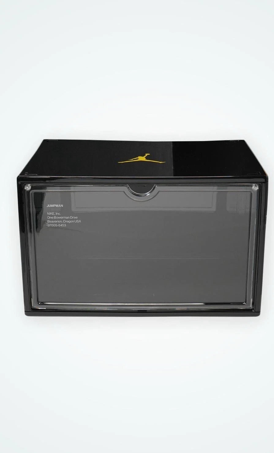 NIKE JORDAN AIR Black Plastic Shoe Box One Piece SNEAKER CASE ASIA EXCLUSIVE