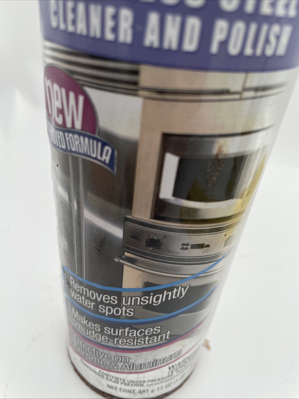 2/3rds Twinkle Stainless Steel Cleaner Polish 17 Oz Aerosol Spray Malco 525417