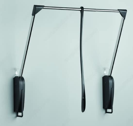 Servetto ClosetPro Wall-Mounted Soft-Close Wardrobe Lift Expanding Steel Tubing