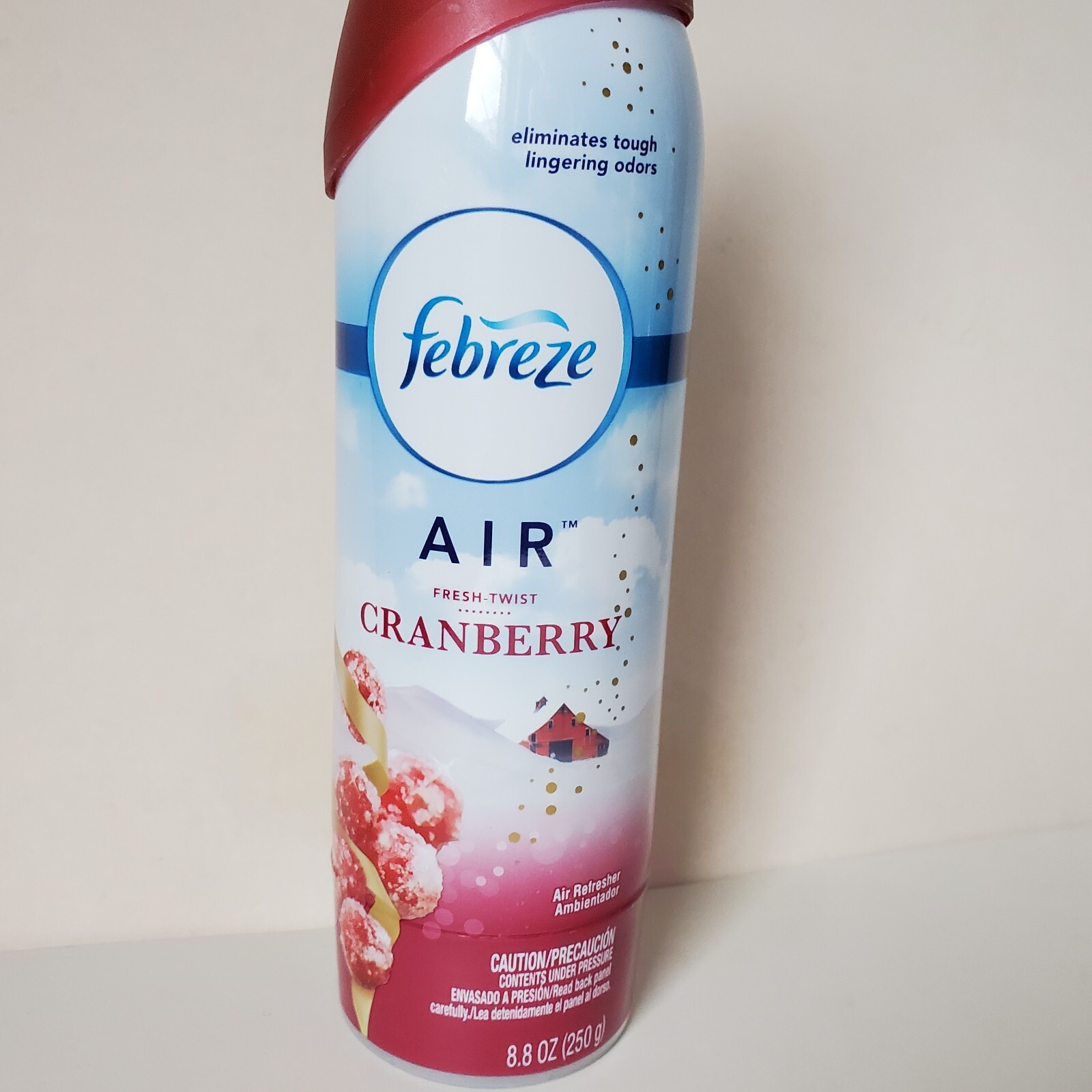 Lot Of 2 Febreze Air Refreshener Fresh Twist Cranberry Spray 8.8oz (250 ml) Each