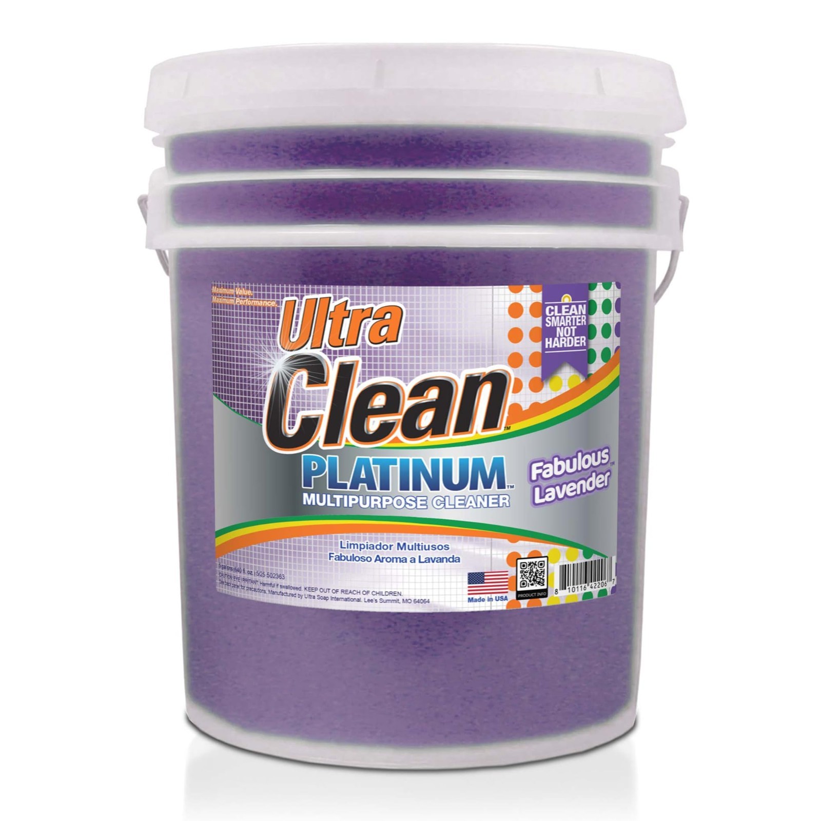 Ultra Clean Platinum Multipurpose Cleaner Lavender Non-Abrasive 5 Gallon