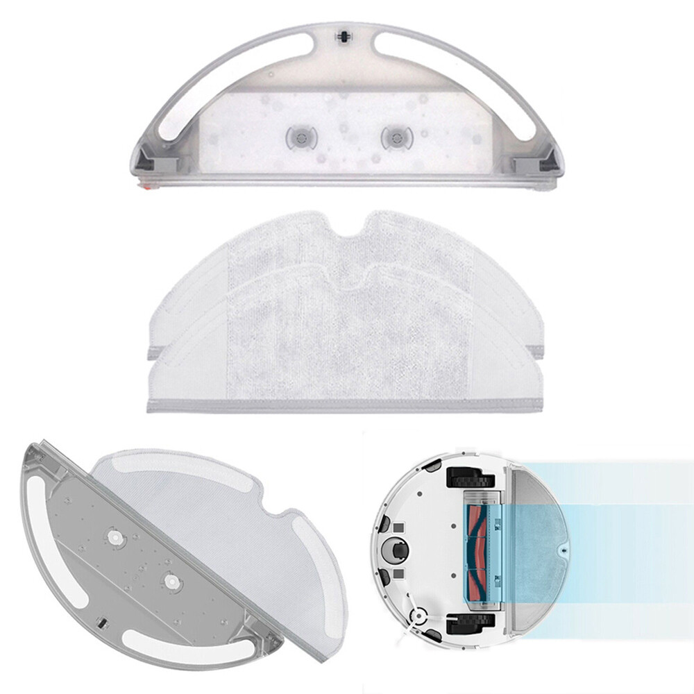 Water Tank + Cleaning Mops Part For Roborock S5 S6 Max S50 S51 T6 Vacuum Cleaner
