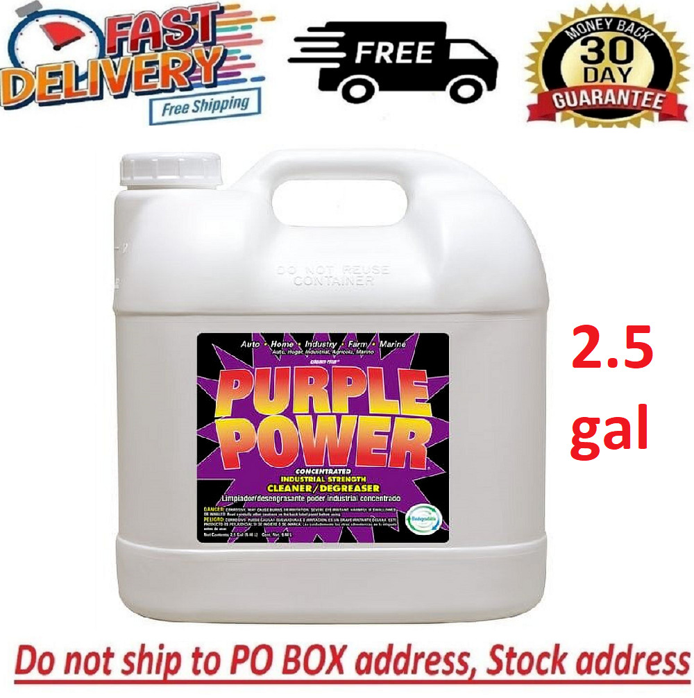 2.5 Gallon Purple Power Concentrate powerfull Cleaner/Degreaser, Fast Shipping