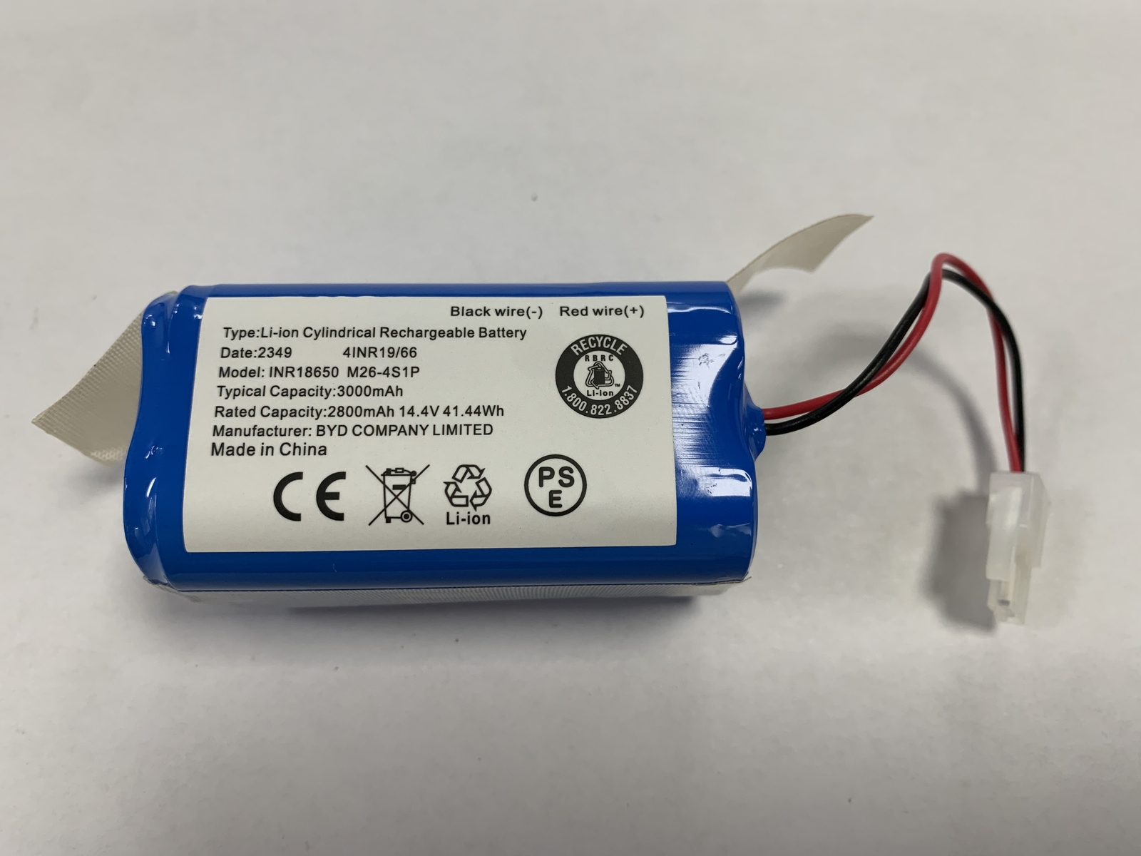 ✅ INR18650 M26-4S1P REPLACEMENT BATTERY FOR EUFY VACUUM CLEANE 4INR19/66 2800MAH