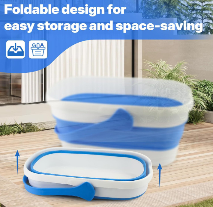 Kit Limpieza Ventanas 14″ Con Cubo Plegable 3 Gal Y Mango Largo 61″
