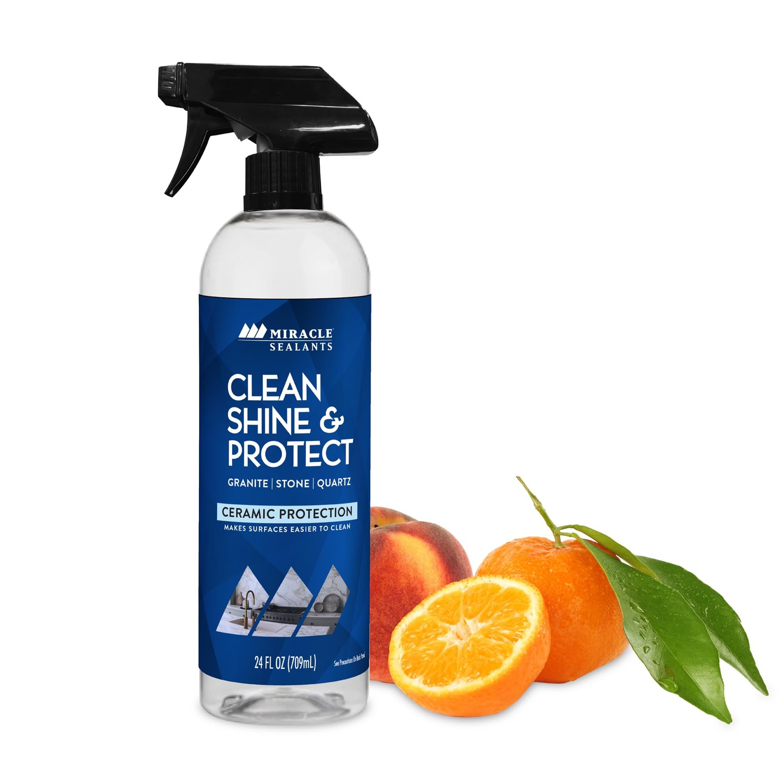 Clean Shine & Protect Spray for Granite, Stone, Quartz, Shine & Protect, 24 oz