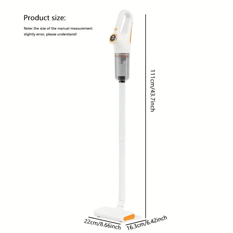 Lightweight Cordless Stick Vacuum Powerful Suction LED Multi-Functional