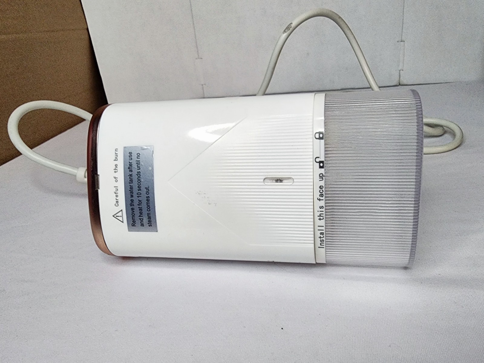 Portable Handheld Garment Steamer Foldable Clothes Steam Iron 1000W Travel White