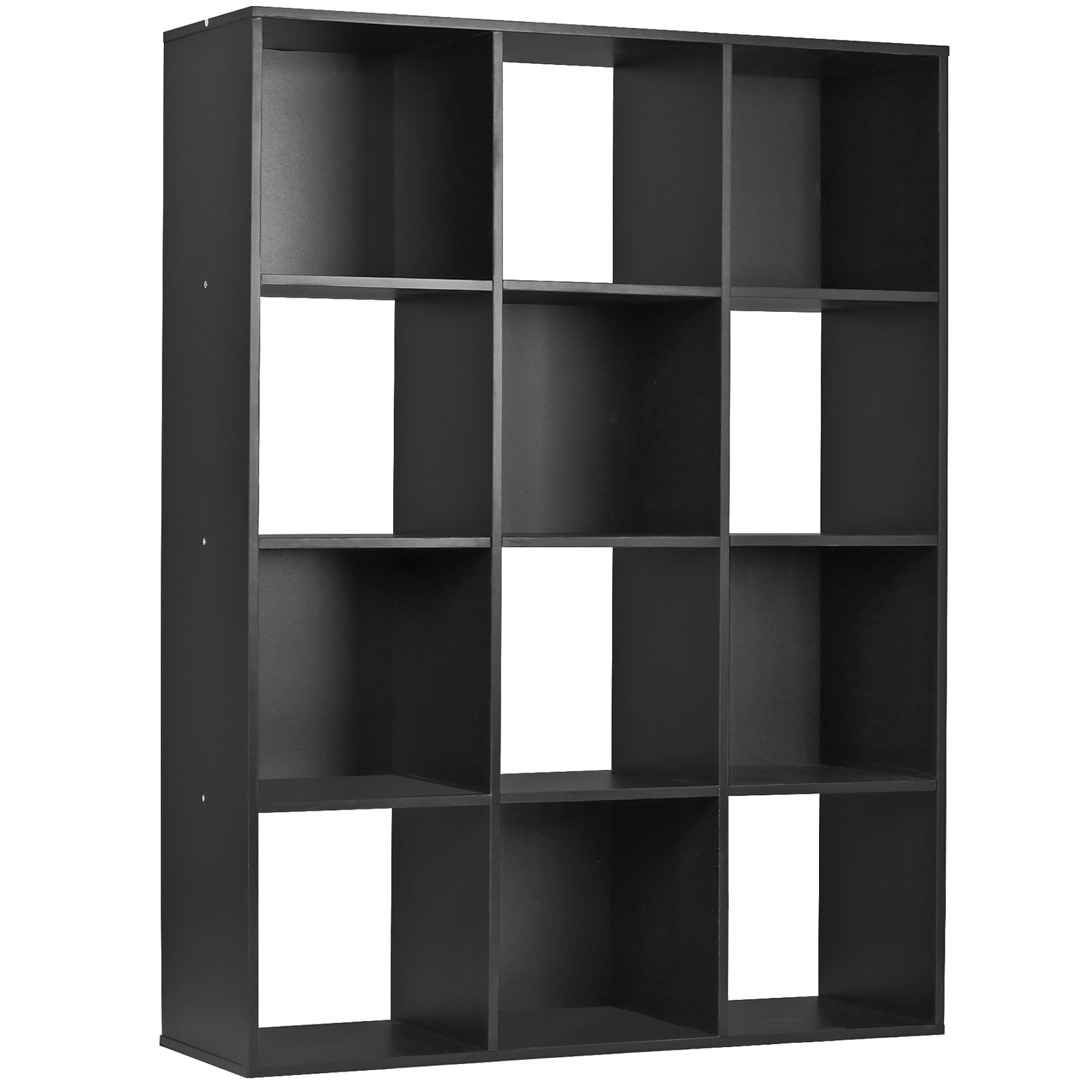 12 Cube Storage Organizer 3 Tier Black Bookshelf Free Combination Cube Shelves
