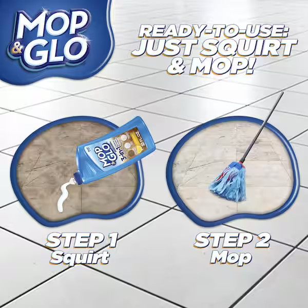 Mop and Glo Professional Multi-Surface Floor Cleaner – 64 oz. (2-Pack) NEW