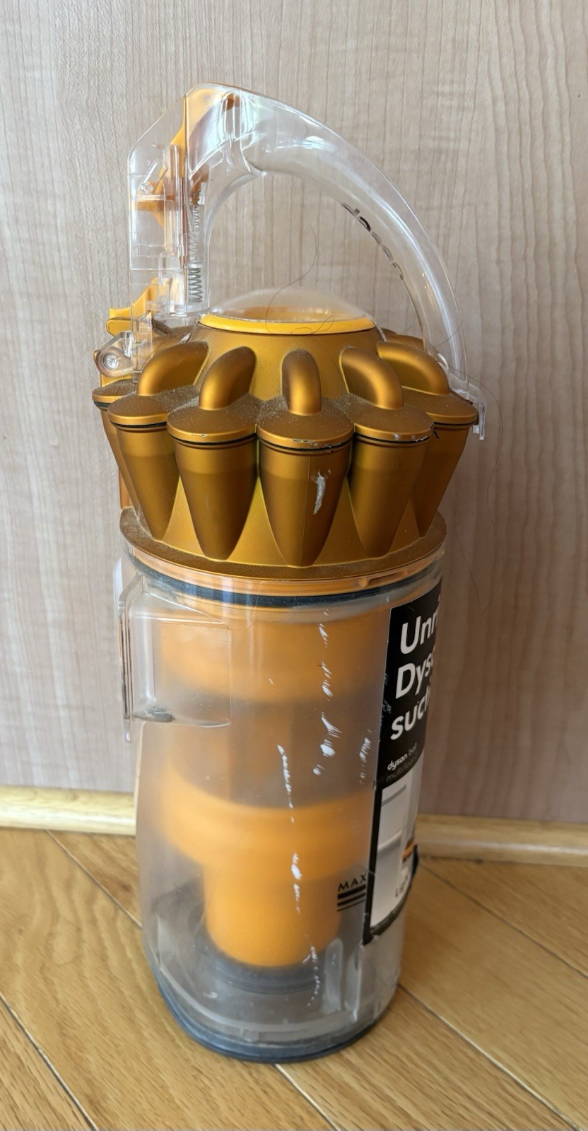 Dyson DC40 UP16 UP19 CANISTER DIRT DUST BIN w/ CYCLONE OEM # 966460-09 Gold