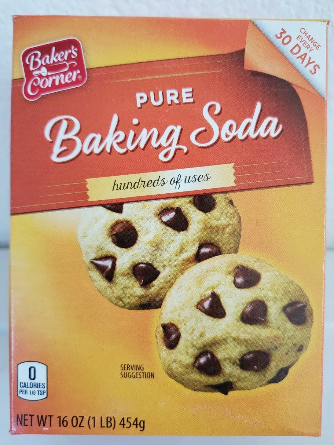 BAKER’S CORNER PURE BAKING SODA Hundreds of Use 16o/1lb B.B 11/05/ 2024