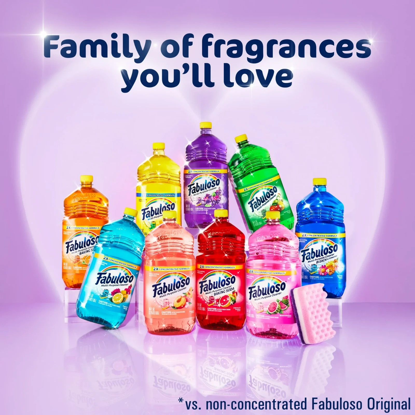Fabuloso Lavender 2X Concentrated Multi-Purpose Cleaner, 128Oz FAST DELIVERY