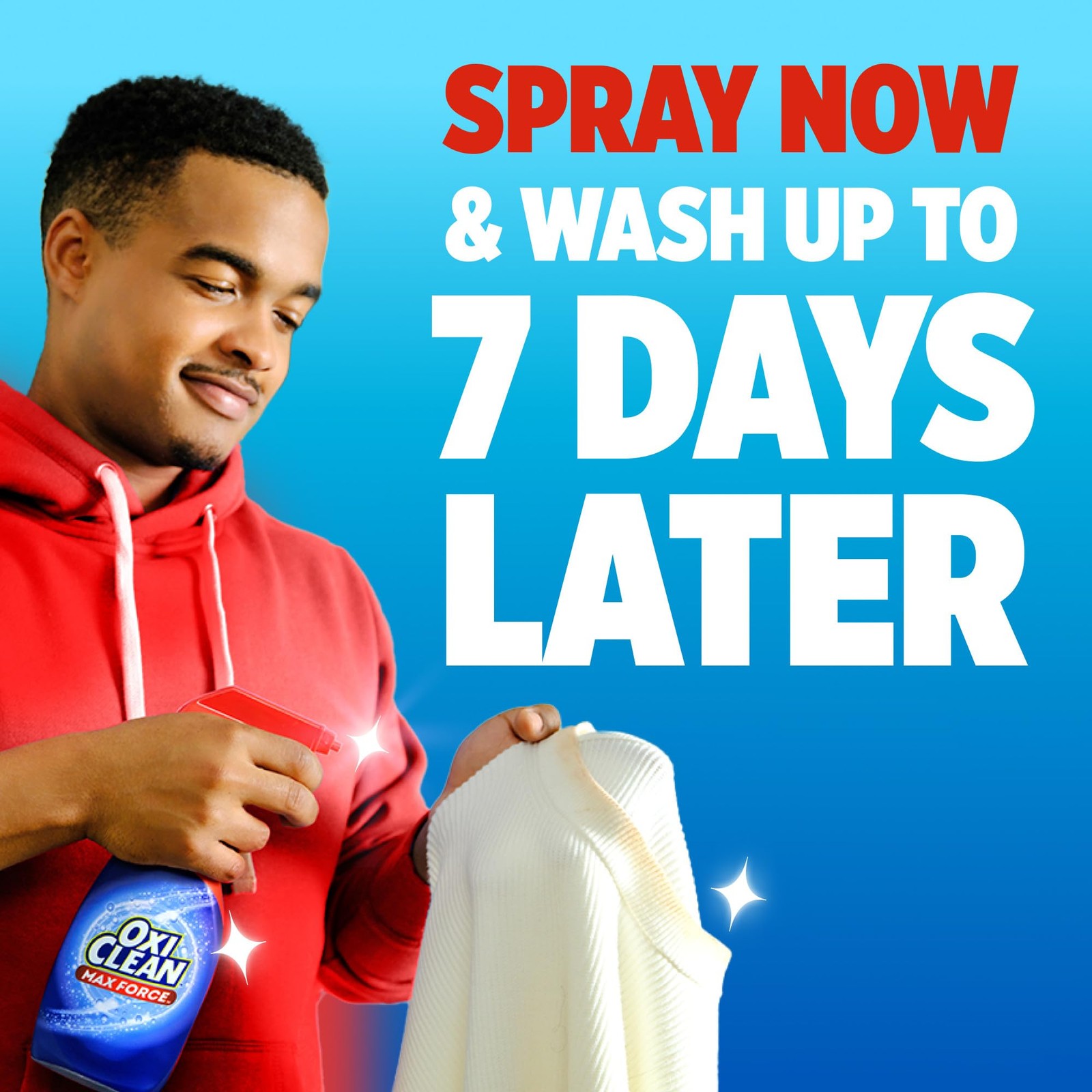 OxiClean Max Force Laundry Stain Remover Spray Refill, 48 Fl Oz (Pack of 1)