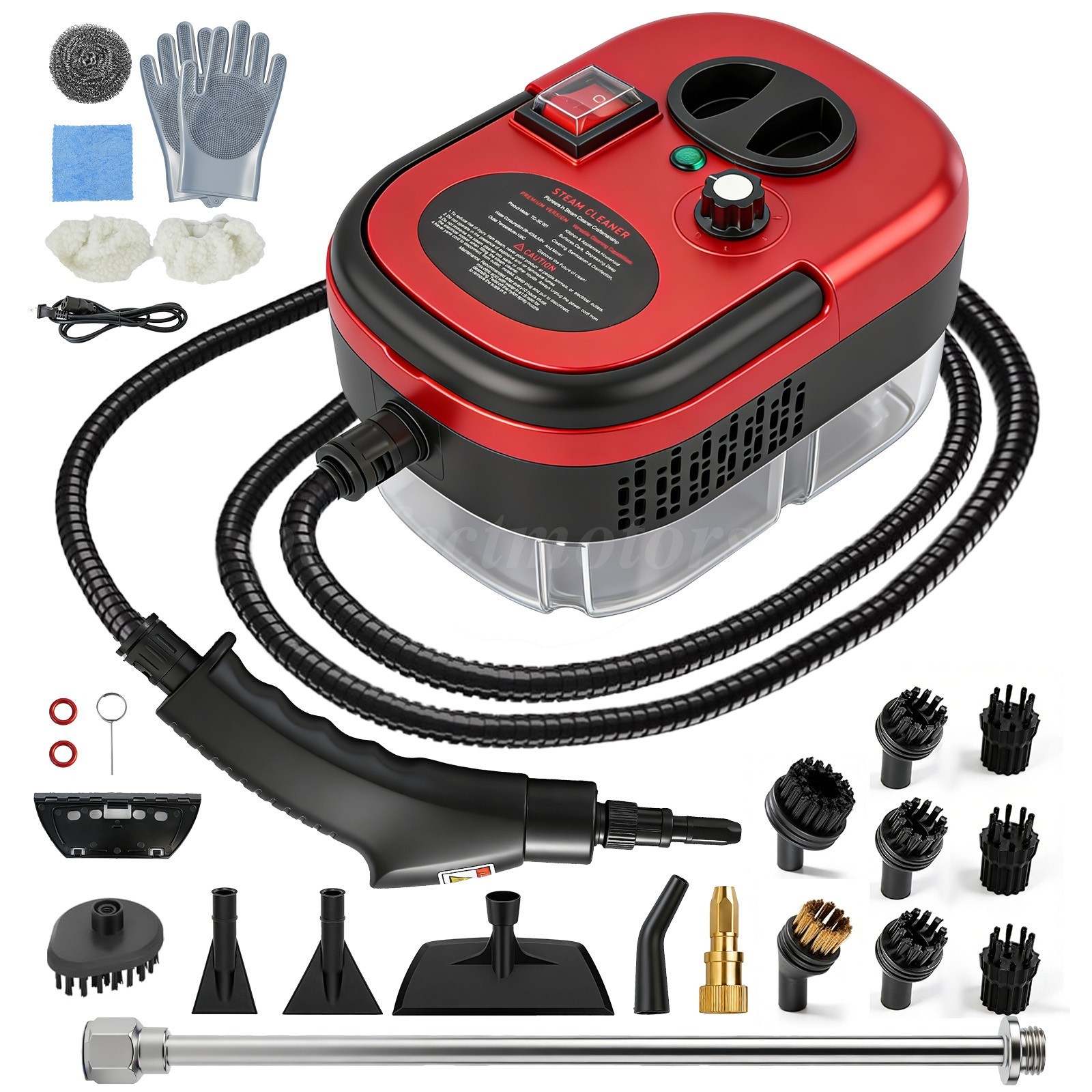 2500W Handheld Steam Cleaner Car Detailing Cleaning Machine Vehicle Auto Washer