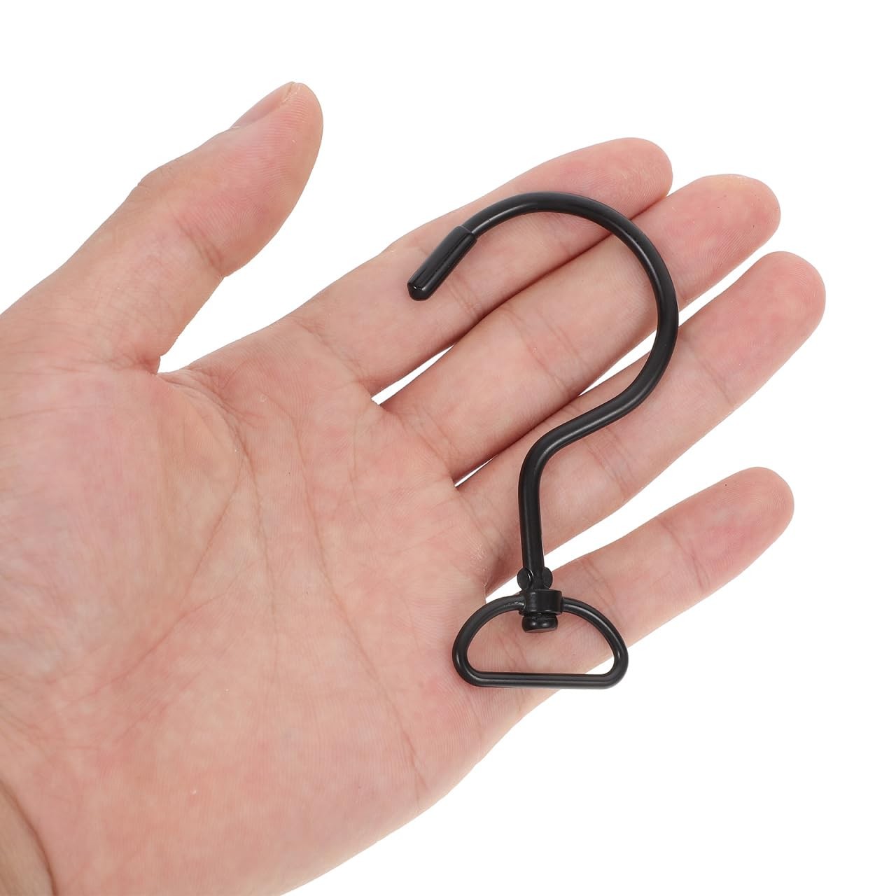 10 Pcs 360° Rotating Metal Hooks No Drill Stainless Steel Swivel S Hook Hange…