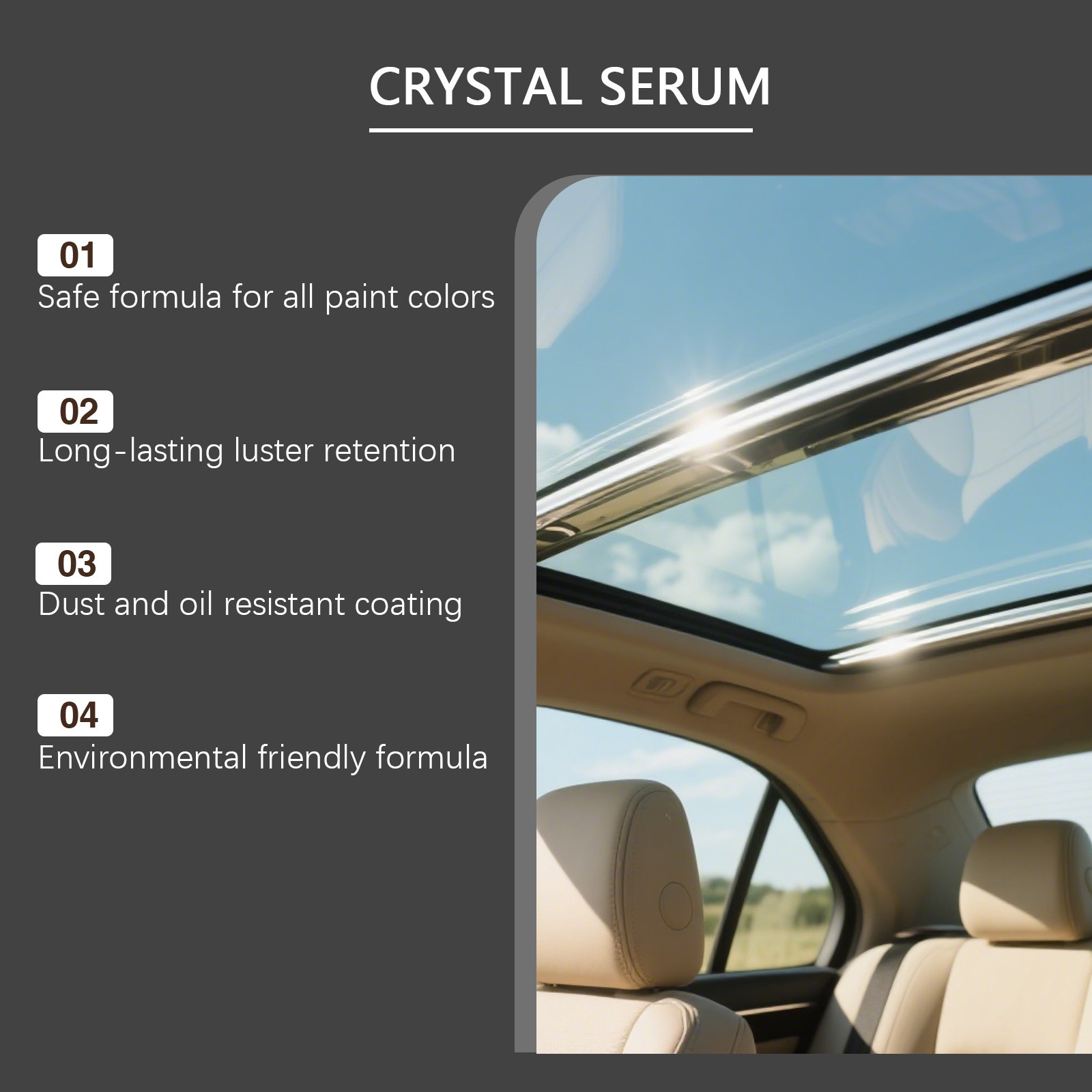 100ML PTZ Crystal Serum – Advanced Graphene Ceramic Coating For Cars US