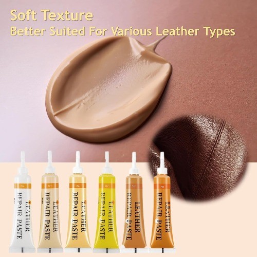 21Pcs Leather & Vinyl Repair Kit | Repairs Tears, Holes, Scratches & Peeling on
