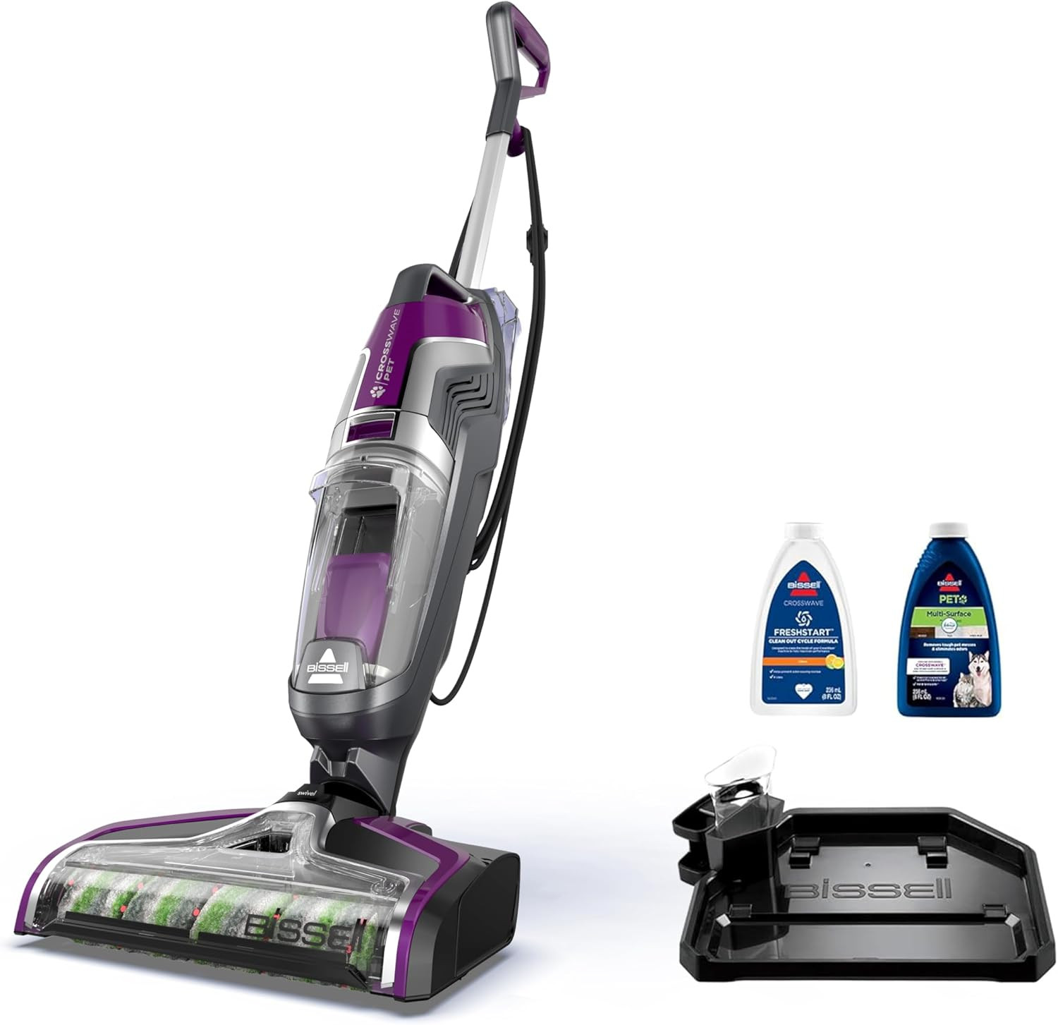 Bissell Crosswave Pet Pro Wet Dry Vacuum Mop, Hard Floors, 2306A
