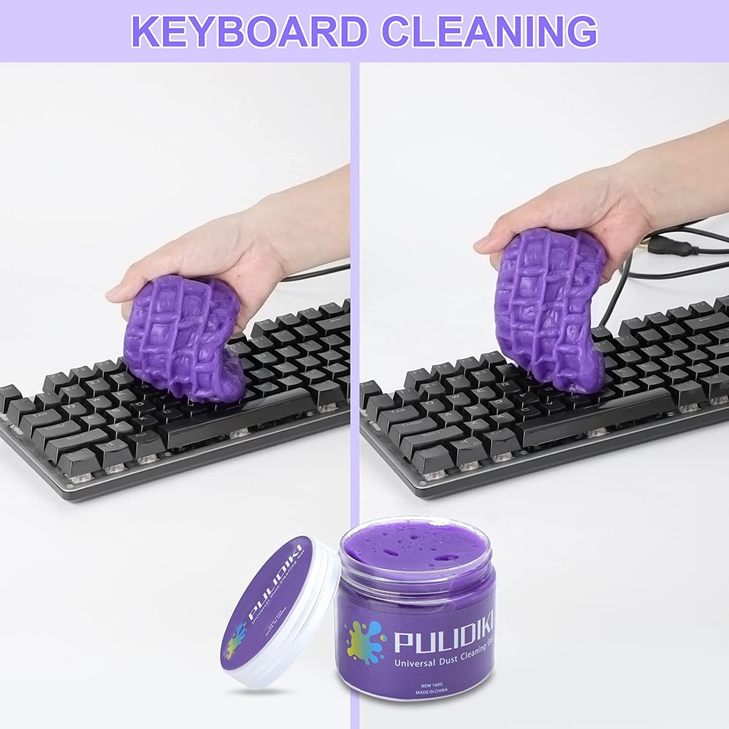 ‎PULIDIKI Cleaning Gel for Car, Removal Putty Cleaning Keyboard Cleaner