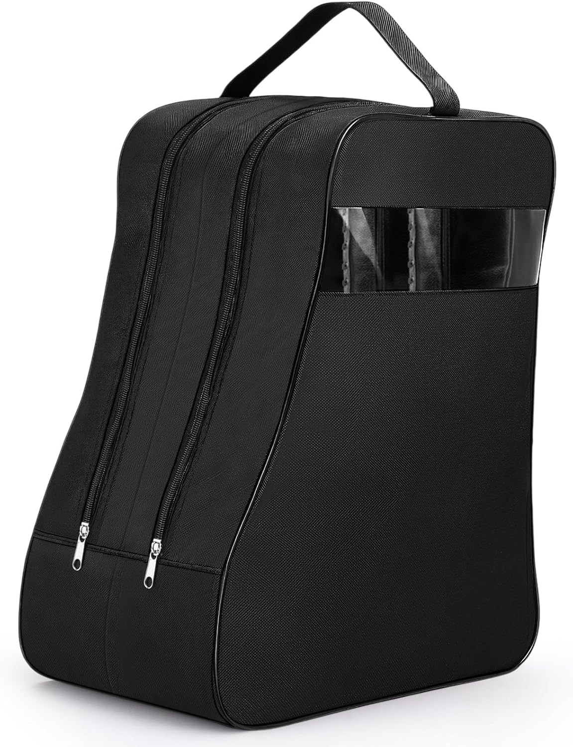 1 Pcs Black Boot Bags for Cowboy Two Separate Compartments Boots Portable Storag