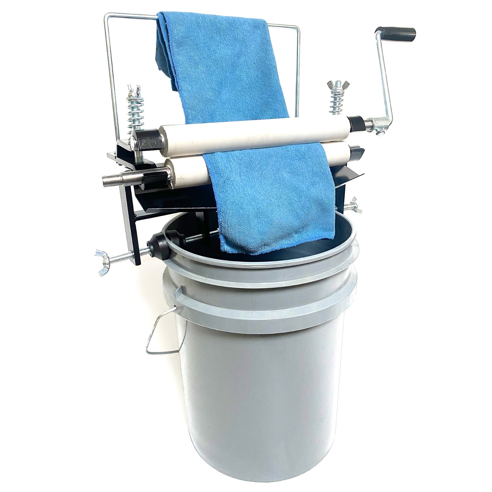 Upgraded Clothes Wringer, Hand Crank Laundry Wringer Washer Removes 95% Water