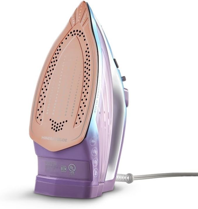 Moonstone Ceramic Soleplate Steam Iron with Anti-Drip (330ml)