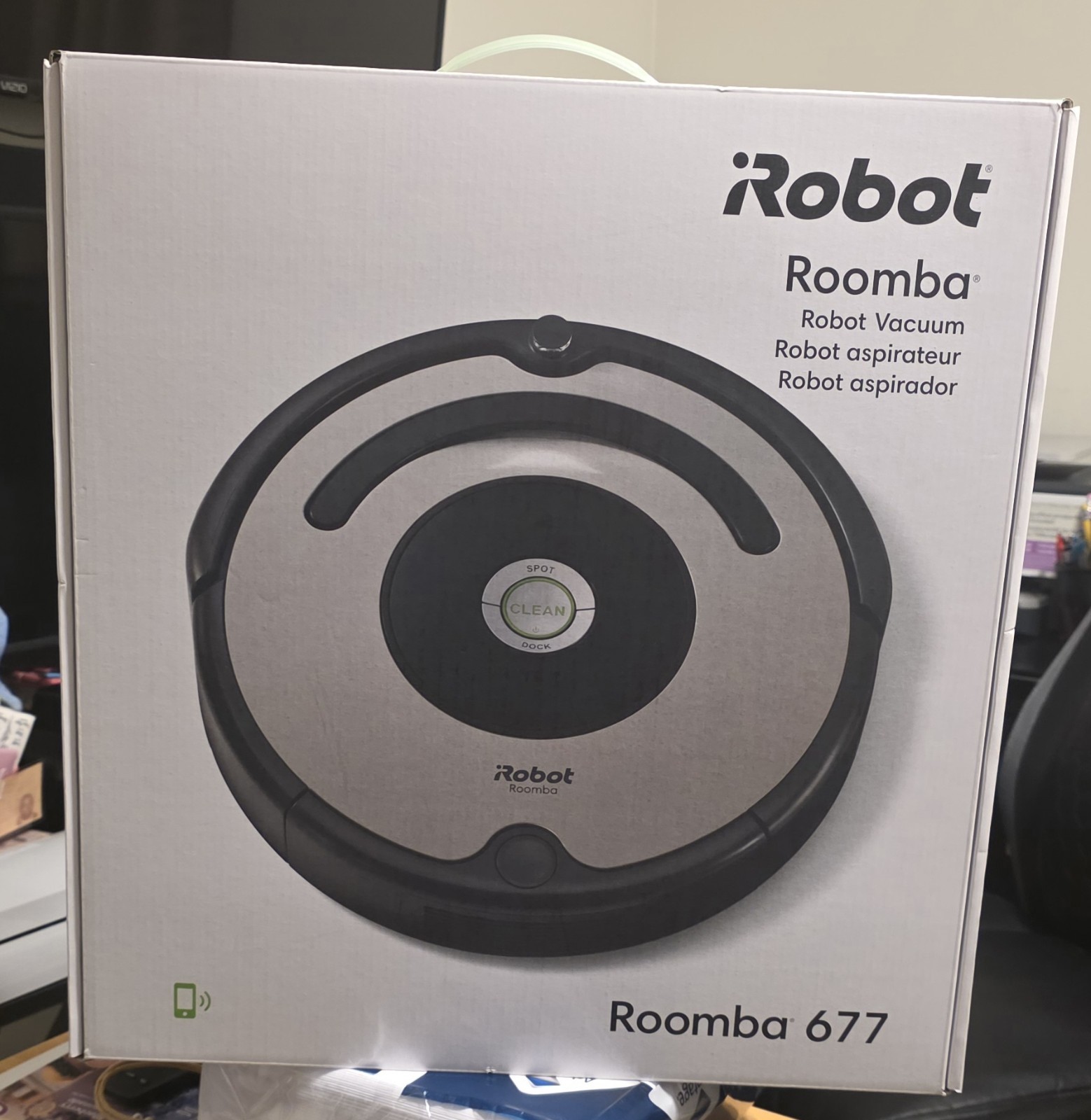 iRobot Roomba Robotic Vacuum Cordless Bagless w/ Dock Gray/Black