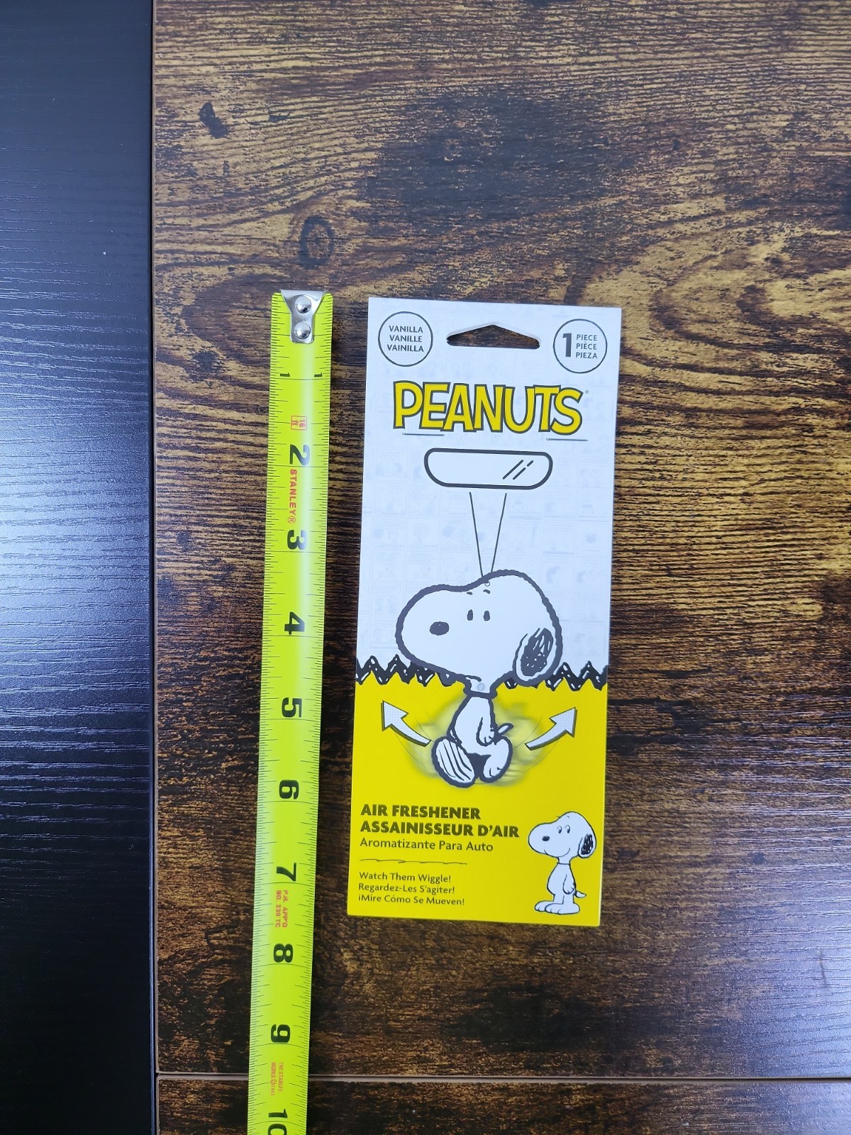 Peanuts New 2025 Snoopy Rear View Air Freshener Vanilla