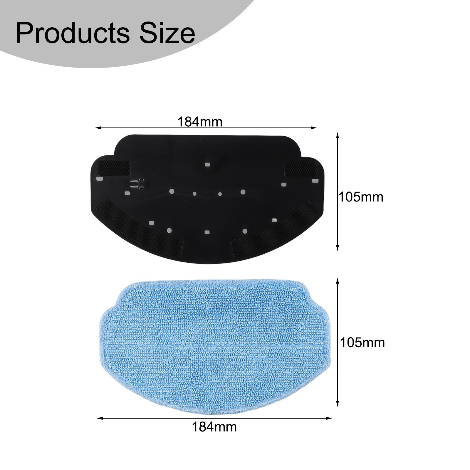 Spare Replacement Parts Mop Bracket For Pads Kit/MAMNV BR150 BR151 Robot Vacuum